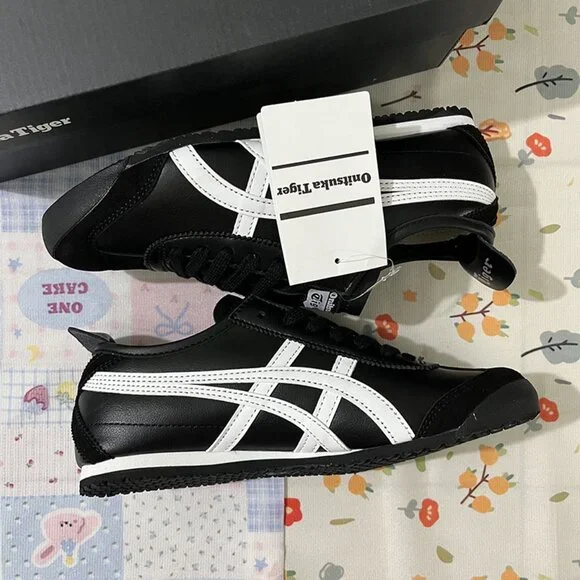 Onitsuka Tiger By Asics Black And White Sneakers - Picture 3 of 8